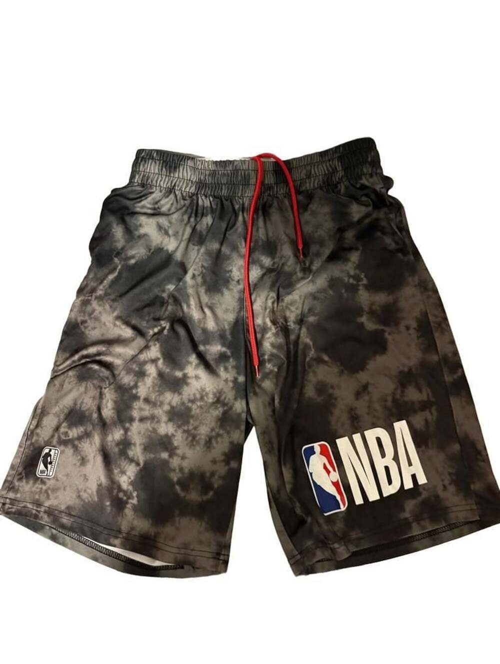 NBA Tie-Dye Basketball Shorts Black Gray